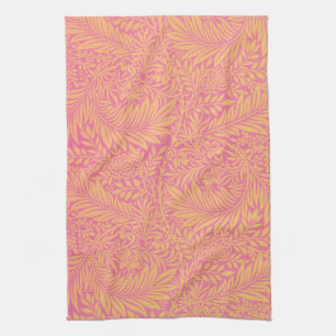 TEA TOWEL : WILLIAM MORRIS : LARKSPUR