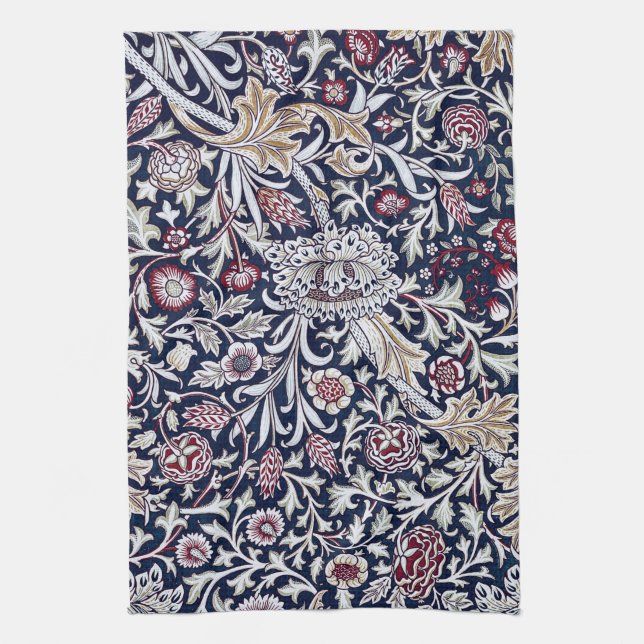 TEA TOWEL : WILLIAM MORRIS : TRENT (Vertical)
