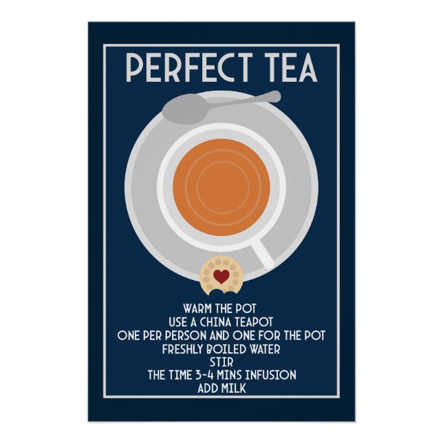 Tea Wall Art Poster Print (Front)