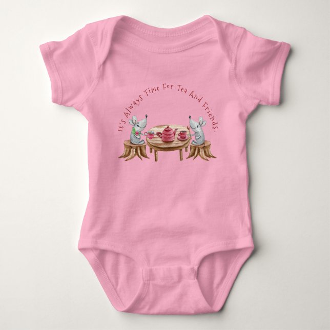 Tea With A Friend T-Shirt Baby Bodysuit (Front)