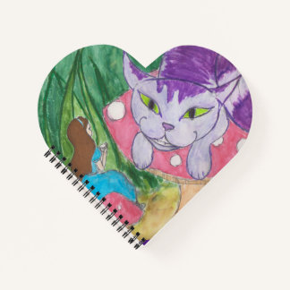 Tea with Cheshire cat Notebook