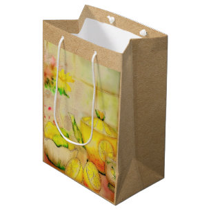 Tea with lemon medium gift bag