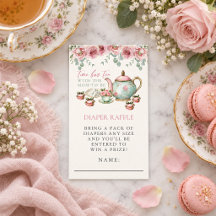 Tea with the Mum-to-be Baby Shower Diaper Raffle