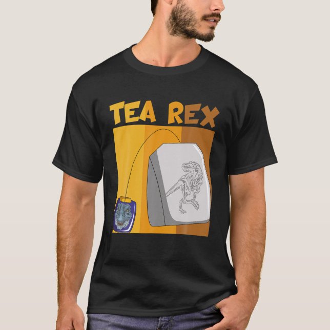 Teabag Funny Tea Rex T-Shirt (Front)
