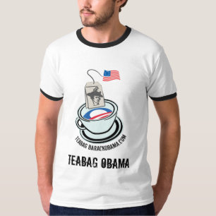 TEABAG OBAMA Tea-Shirt T-Shirt