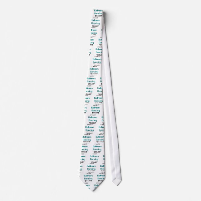 teach ballroom dance tie (Front)