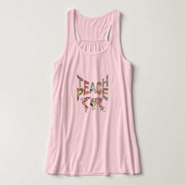 Teach for Peace Globally Singlet (Design Front)