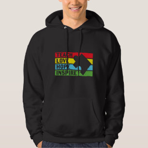 Teach Love Hope Inspire Autism Awareness Hoodie