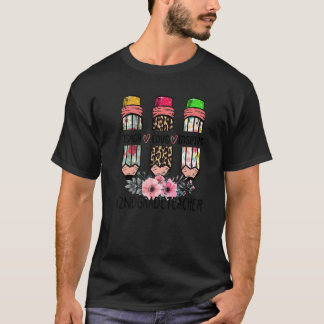 Teach Love Inspire 2nd Grade Teacher Crayon Premiu T-Shirt
