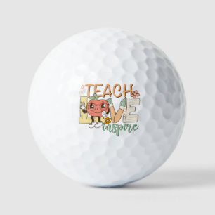 Teach Love Inspire – Cute School Supplies Golf Balls