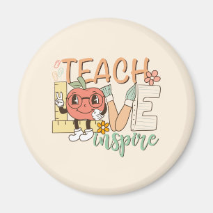 Teach Love Inspire – Cute School Supplies Magnet