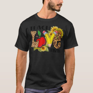 Teach Love Inspire Cute Sunflower T-Shirt