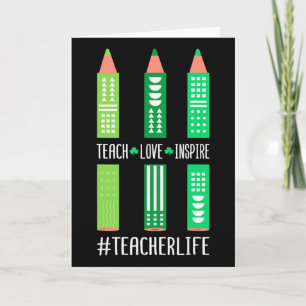 Teach Love Inspire - Daycare Provider Childcare Te Card