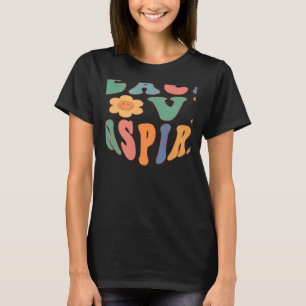 Teach Love Inspire Happy Smiling Flower Student Te T-Shirt