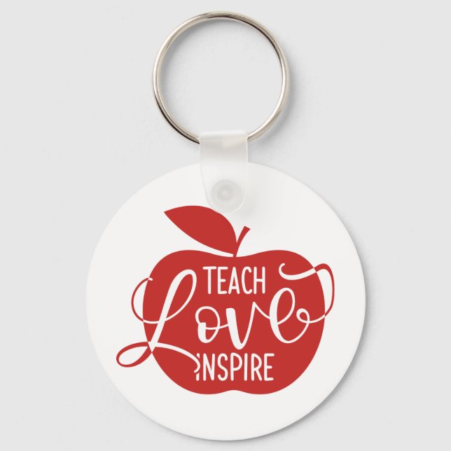 Teach Love Inspire Key Ring (Front)