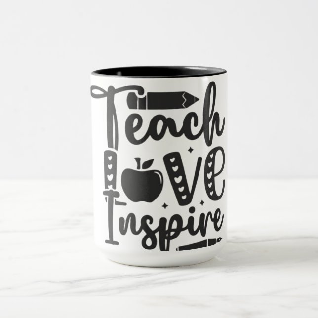 Teach, Love, Inspire-  Mug (Center)