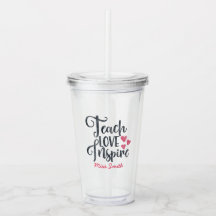 Teach Love Inspire Personalised