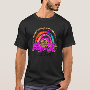 Teach Love Inspire Pre K Teacher Appreciation Back T-Shirt