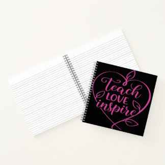  Teach Love Inspire Script Design Notebook