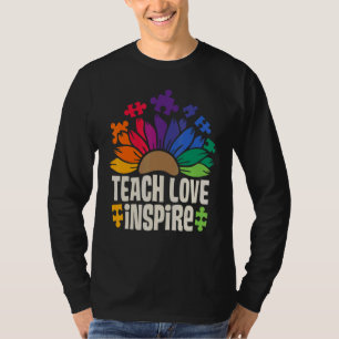 Teach Love Inspire SPED Teacher Speducator Special T-Shirt