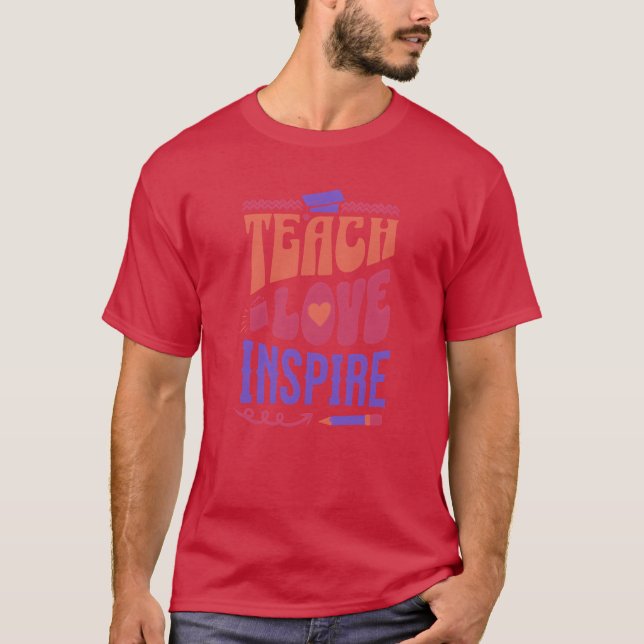 Teach Love vintage T-Shirt (Front)