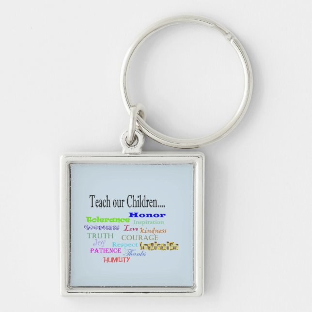 Teach our Children Key Ring (Front)