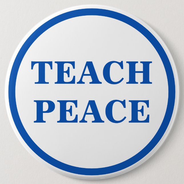 Teach Peace, Button (Front)