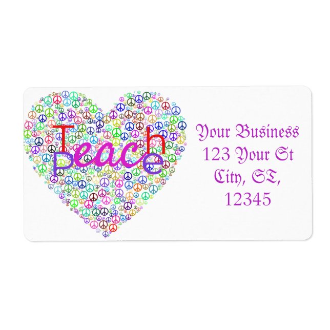 Teach Peace Heart Thunder_Cove (Front)