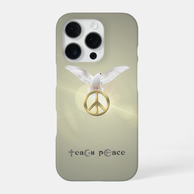 Teach Peace | iPhone Case (Back)