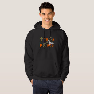 Teach Peace Men Hoodie