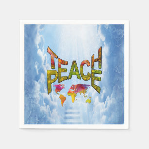 Teach Peace   Napkin