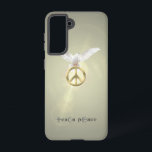 Teach Peace | Samsung Galaxy Case<br><div class="desc">The "Teach Peace" design is a thoughtfully peaceful initiative that aims to empower individuals with knowledge, skills, and tools to navigate conflicts and promote understanding. It offers the possibility of fostering a culture of peace and harmony by combining diverse educational resources, including engaging workshops, religious insights, and collaborative community initiatives,...</div>