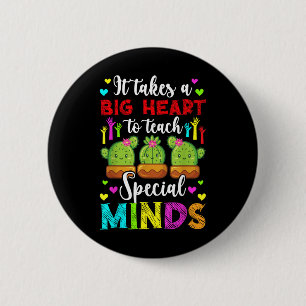 Teach Special Minds Autism Teacher Autism Awarenes 6 Cm Round Badge