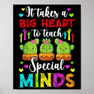Teach Special Minds Autism Teacher Autism Awarenes Poster