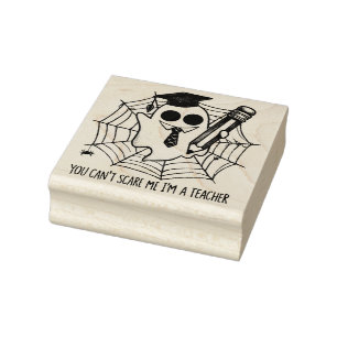 Teach & Terror – Ghosts Don’t Stand a Chance Rubber Stamp