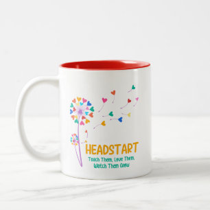 Teach them love them watch them grow Two-Tone coffee mug