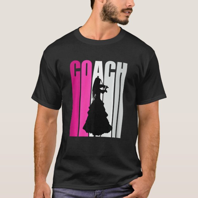 Teach Violin Instructor Coach Violinist Music Teac T-Shirt (Front)