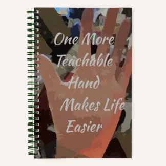 Teachable Hand Sketchbook Notebook