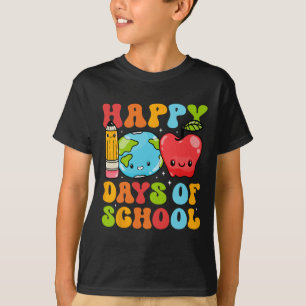 Teacher 100 Days Of School Kids Adult Happy 100th  T-Shirt