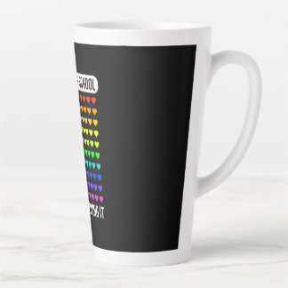 Teacher 100 Days Of School Latte Mug