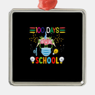 Teacher 100 Days Of School Metal Tree Decoration