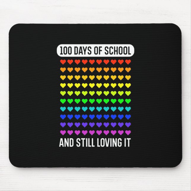 Teacher 100 Days Of School Mouse Pad (Front)