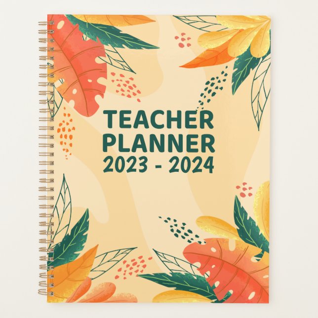 Teacher 2023-2024  planner (Front)