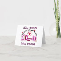 Teacher 2nd grade custom Welcome/
