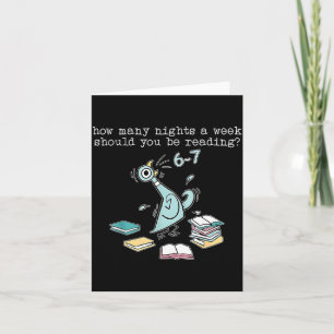 Teacher 67 How Many Nights A Week Should You Be Re Card