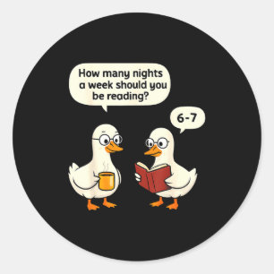 Teacher 67 How Many Nights A Week Should You Be Re Classic Round Sticker