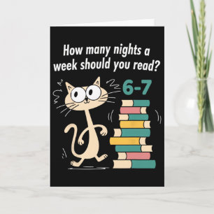 Teacher 6-7 How Many Nights A Week Should You Be R Card