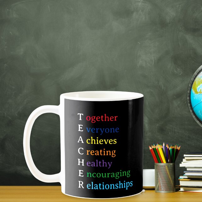 Teacher Acronym Fun Teacher Appreciation Coffee Mug (Teacher Acronym Fun Teacher Appreciation Coffee Mug)