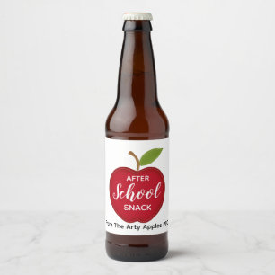 teacher After school snack beer Beer Bottle Label
