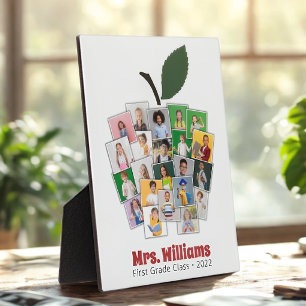Teacher Apple Collage Teacher's Gift 22 Photos Plaque